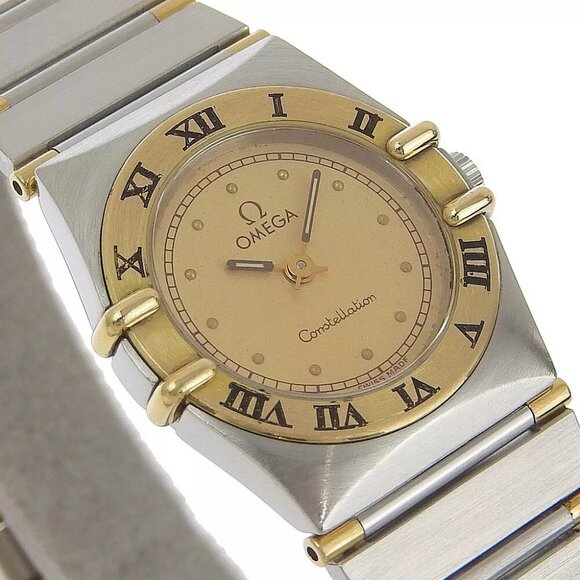 OMEGA Constellation Mini Watches Silver / Gold goldDial Stainless Steel Qu... main image 7
